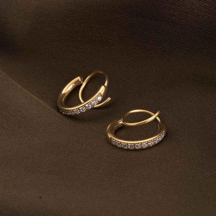Spiral Hoop Earrings 62carat