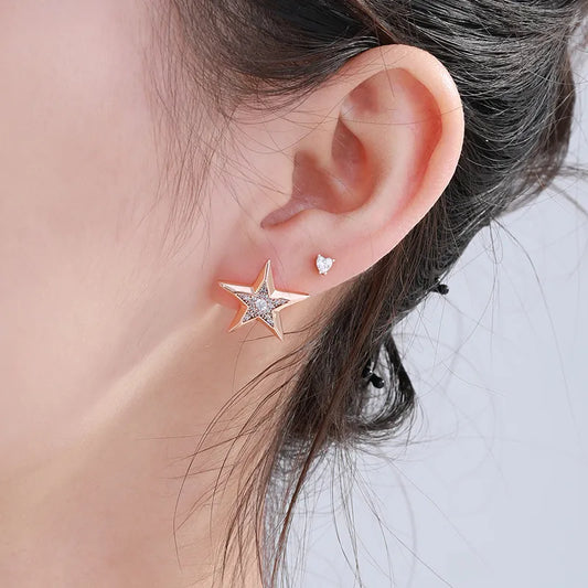 Star Shape Earring 62carat