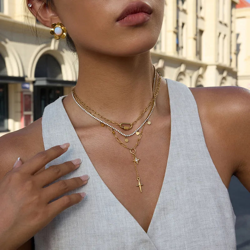 Super Whisper Thin Chain Safety Clasp Closure Pendant Necklace 62carat