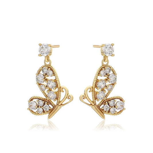 Sweet Butterfly Drop Earring 62carat
