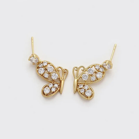 Sweet Butterfly Drop Earring 62carat