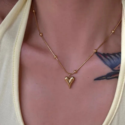 Sweet Heart Shape Pendant Necklace 2 - 62carat