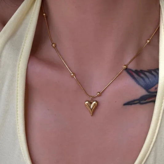 Sweet Heart Shape Pendant Necklace 2 - 62carat