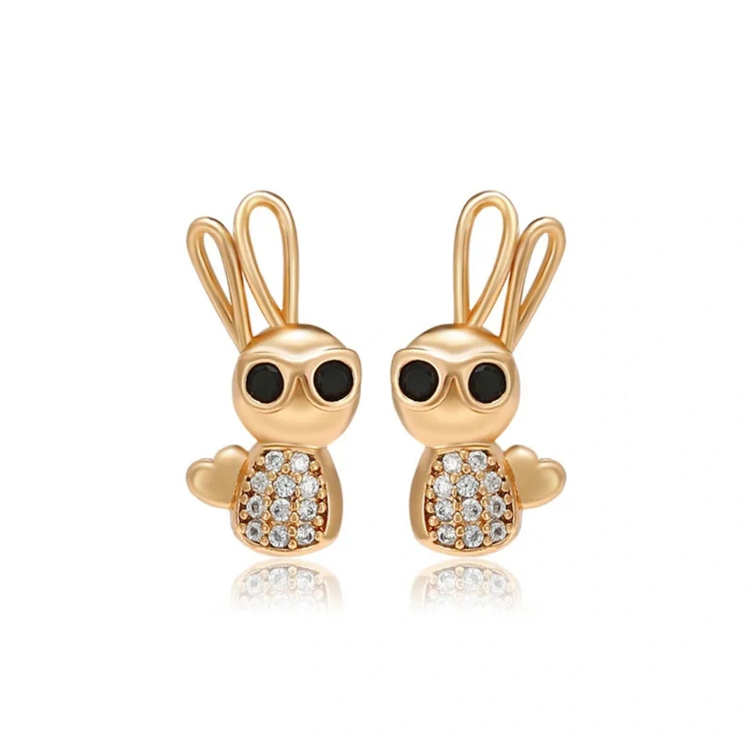 Sweet Rabbit Ear Studs - 62carat