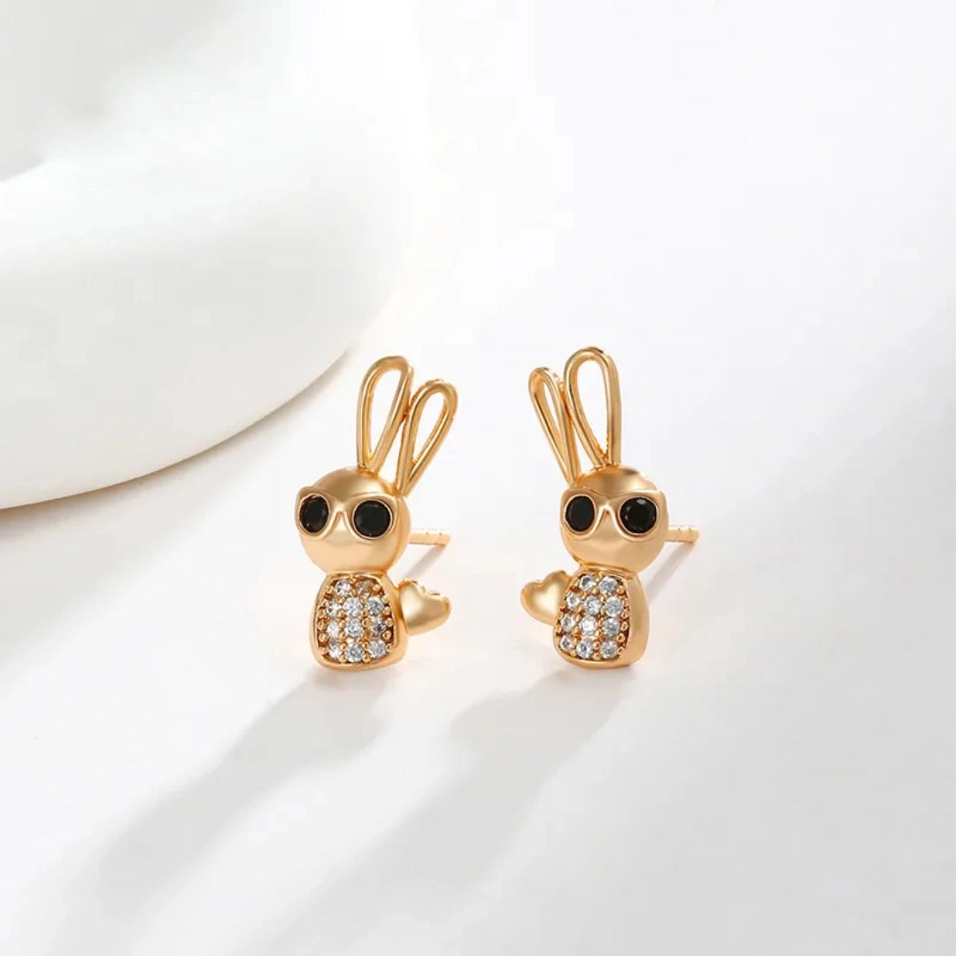 Sweet Rabbit Ear Studs - 62carat