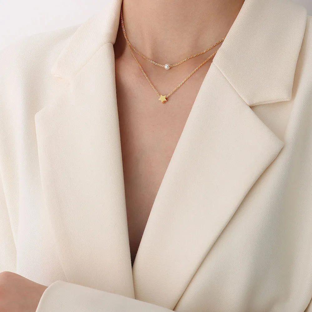 Sweet Small Star Necklace 62carat