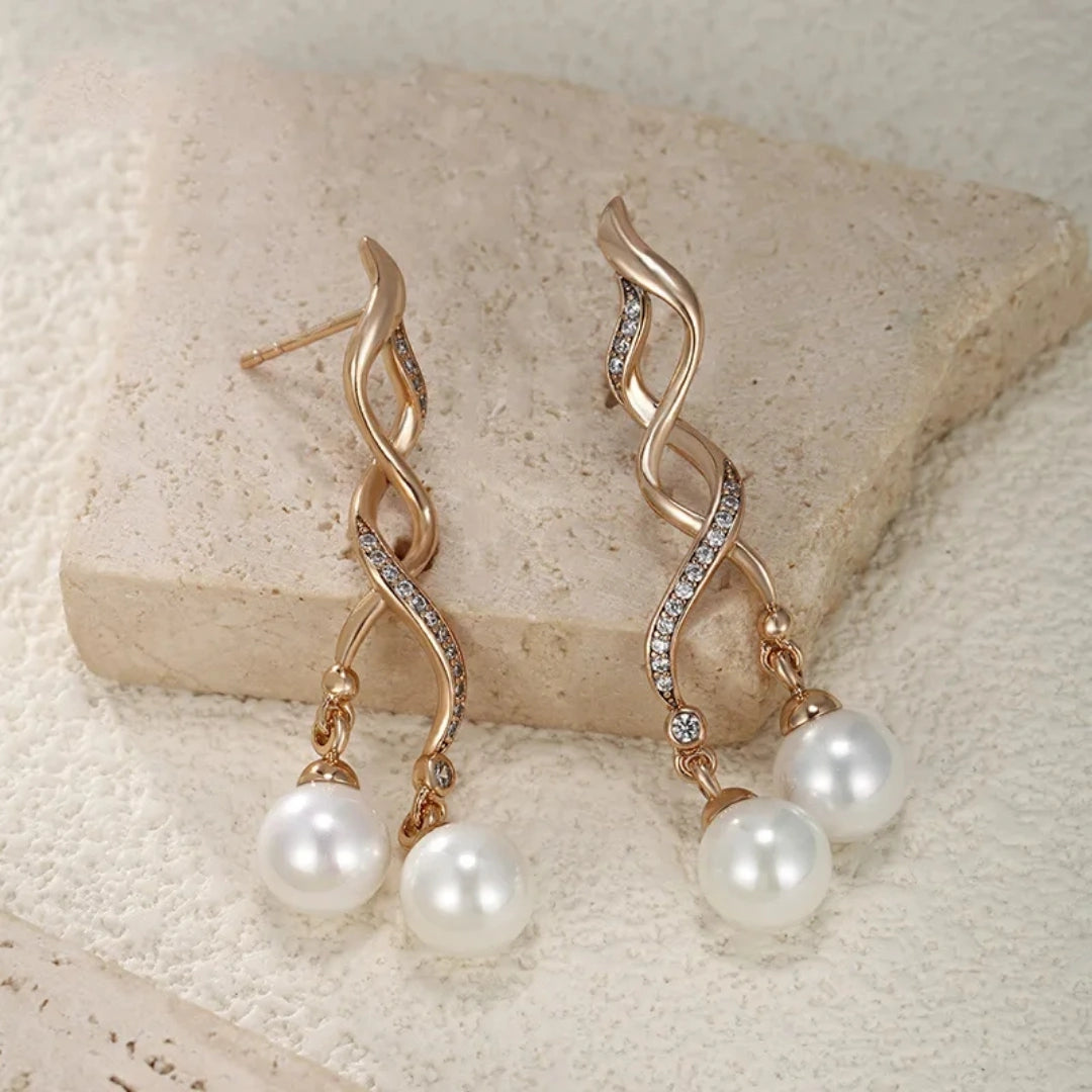 Sweet Spiral Irregular Drop Earrings - 62carat