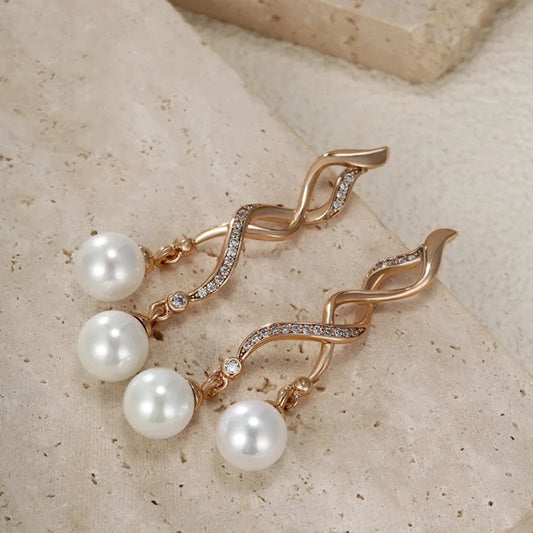 Sweet Spiral Irregular Drop Earrings - 62carat