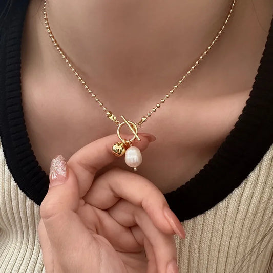 Toggle Pearl Pendant Necklace 62carat