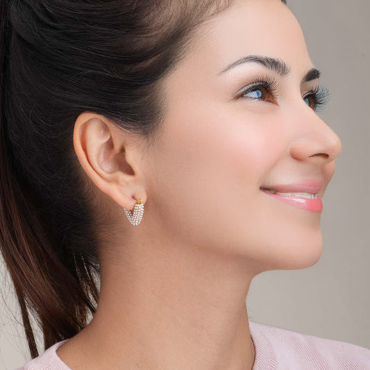 V Shape Pearl Earring 62carat