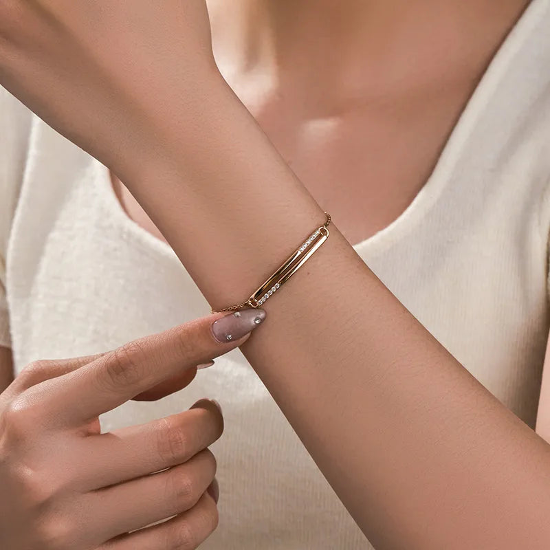 Vintage Style O-shaped Chain Bracelet 62carat