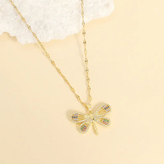 Dragonfly Necklace 62carat
