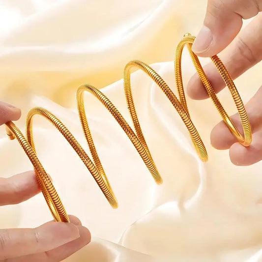 Multi layer Round Shape Bangle - 62carat