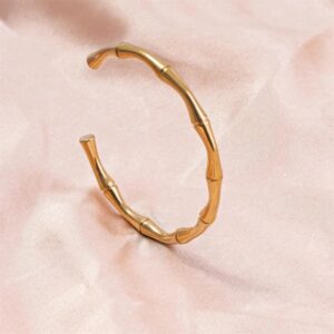 Bamboo Style Bangle - Image 1