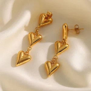 Basic Simple Dangling Earrings - Image 2