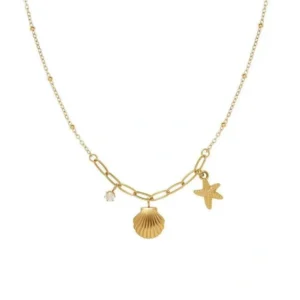 Classic Style Shell Pendant Necklace - Image 5