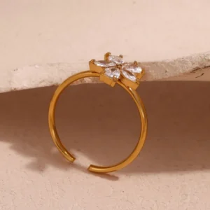 Flower Open Rings - Image 5