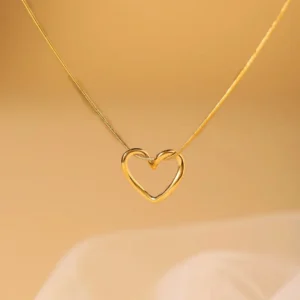 Heart Shape Necklace Rings Bracelets - Image 1