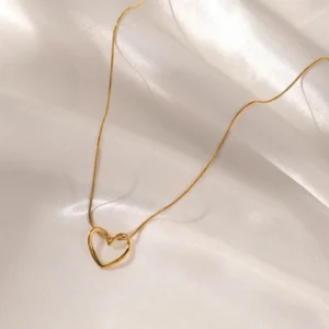 Heart Shape Necklace Rings Bracelets - Image 2