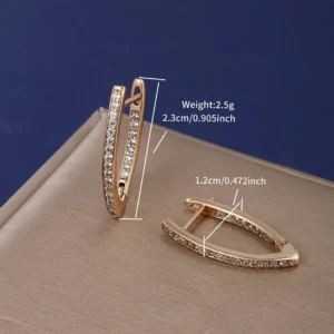 Hip Hop Hoop Earrings - Image 2