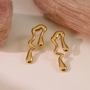 Hip-Hop Novelty Classic Style Water Drop Earrings - Image 5