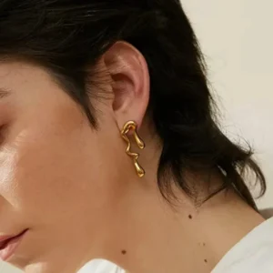 Hip-Hop Novelty Classic Style Water Drop Earrings - Image 2