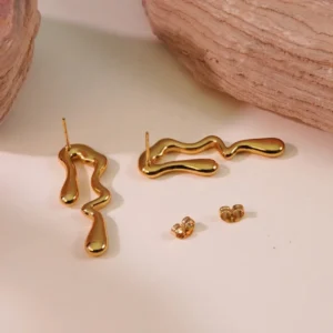 Hip-Hop Novelty Classic Style Water Drop Earrings - Image 4
