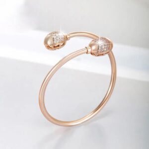 Simple Style Oval Bangle - Image 1