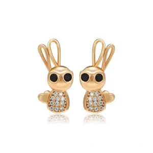 Sweet Rabbit Ear Studs - Image 1
