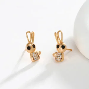 Sweet Rabbit Ear Studs - Image 4