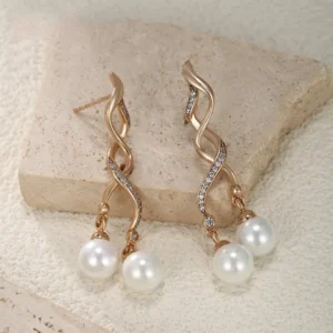 Sweet Spiral Irregular Drop Earrings - Image 5