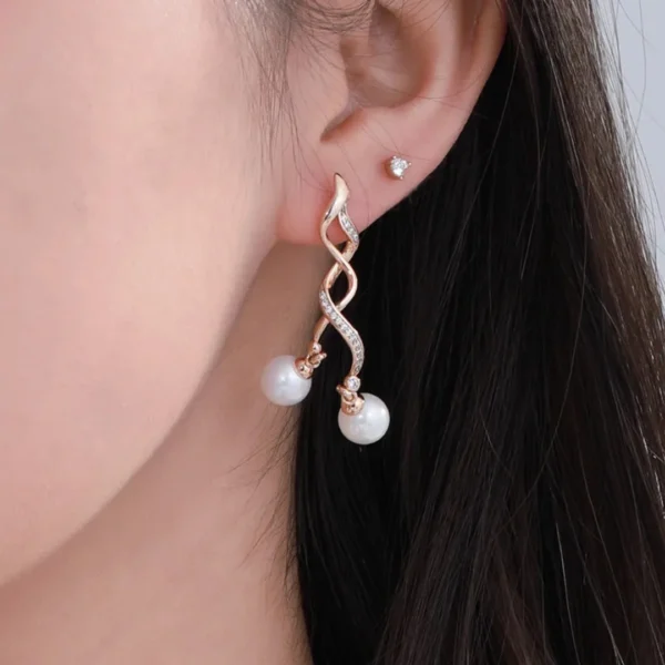 Sweet Spiral Irregular Drop Earrings – 1